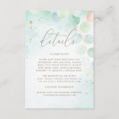 Gegevens over het huwelijk van het Griekse eucalyp Informatiekaartje (Voorkant)