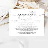 Gegevens over het huwelijk van legant, huwelijksge informatiekaartje