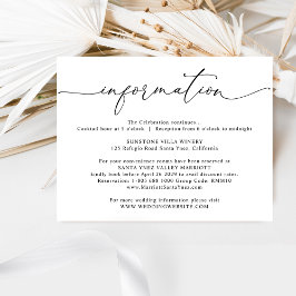 Gegevens over het huwelijk van legant, huwelijksge informatiekaartje