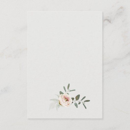 Gegevens over het olievloeistenhuwelijk bij blush  informatiekaartje (Achterkant)