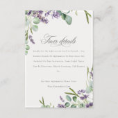 Gegevens over het olievloeistenhuwelijk in de lave informatiekaartje (Voorkant)