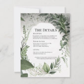 Gegevens over het omcirkelen van fijne lenteverlat kaart (Voorkant)