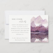 Gegevens over het Paarse Waterverf-gebergte bij he Kaart (Voorkant)