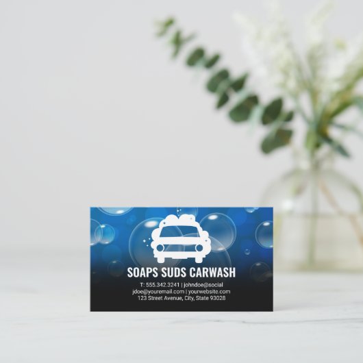 Gegevens over het programma Auto Wash | Automatisc Visitekaartje (Staand voorkant)