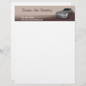 Gegevens over het programma Auto Wash Briefhoofd Sjabloon (Voorkant / Achterkant)