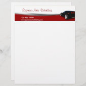 Gegevens over het programma Auto Wash Persoonlijk Briefhoofd (Voorkant / Achterkant)