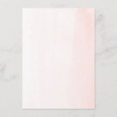 Gegevens over het roze Floral Pampas Grass Wedding Informatiekaartje (Achterkant)