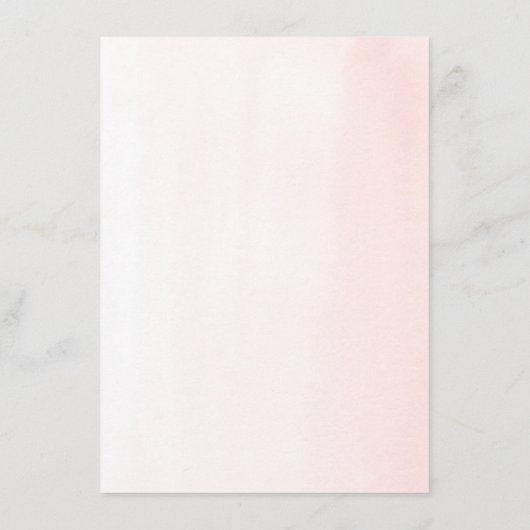 Gegevens over het roze Floral Pampas Grass Wedding Informatiekaartje (Achterkant)