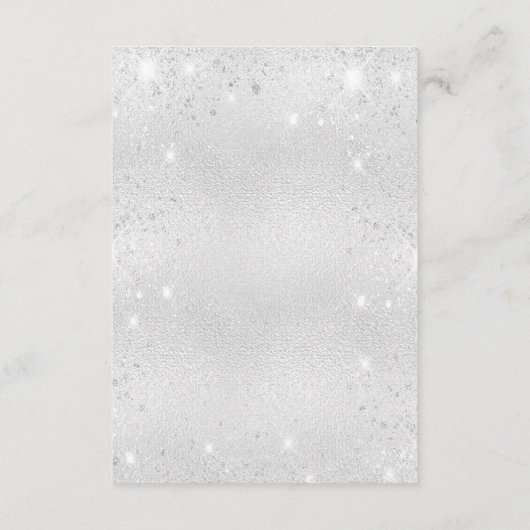 Gegevens over het Silver Glitter-programma voor de Informatiekaartje (Achterkant)