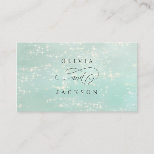 Gegevens over het strand op mousserende oceaan plaatskaartje (Achterkant)