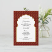 Gegevens over het traditionele Indiase huwelijk Informatiekaartje (Staand voorkant)