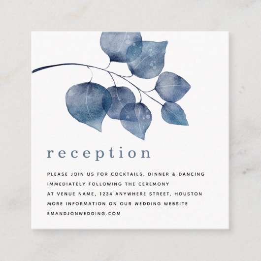 Gegevens over het verzamelen van de mini Blue Arts Informatiekaartje (Voorkant)