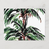 Gegevens over het verzamelen van gekleurde palmbom informatiekaartje (Achterkant)