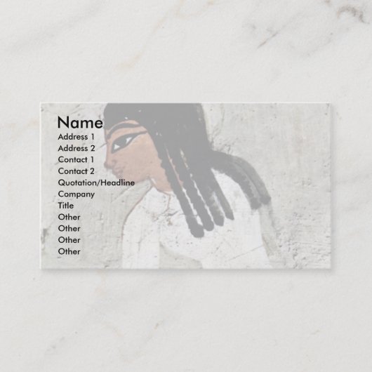 Gegevens over het vlas oogsten van maler der grabk visitekaartje (Voorkant)