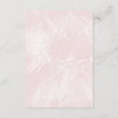 Gegevens over het witte Lily Floral Pink Marble We Informatiekaartje (Achterkant)