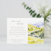 Gegevens over het Yellow Green Countryside Hills W Informatiekaartje (Staand voorkant)