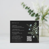 Gegevens over het zwarte bruinbruinbruin van Elega Informatiekaartje (Staand voorkant)