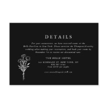 Gegevens over het zwarte moderne, minimalistische 