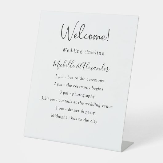 Gegevens over het zwarte wittrouwprogramma reclamebord met voetstuk (Voorkant)