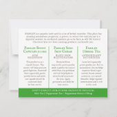 Gegevens over peterselie kruidengeneesmiddelen (Achterkant)