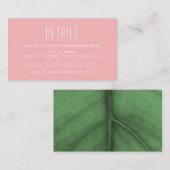 Gegevens over Tropisch lef Art Deco Geïnspireerd h Informatiekaartje (Voorkant / Achterkant)