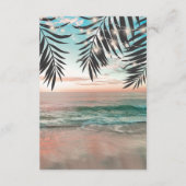 Gegevens over Tropische Beach Weddenschap | Koord  Informatiekaartje (Achterkant)