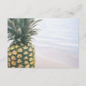 Gegevens over tropische bladeren Pineapple Hawaiia Informatiekaartje (Achterkant)