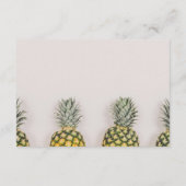 Gegevens over tropische bladeren Pineapple Hawaiia Informatiekaartje (Achterkant)