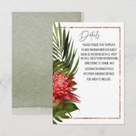 Gegevens over tropische bries Lush Botanical Weddi Kaart