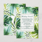 Gegevens over Tropische olifanten Hawaiian Summer  Informatiekaartje (Voorkant / Achterkant)