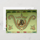 Gegevens over zigeunerwagon briefkaart (Voorkant / Achterkant)