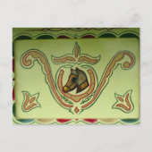 Gegevens over zigeunerwagon briefkaart (Voorkant)