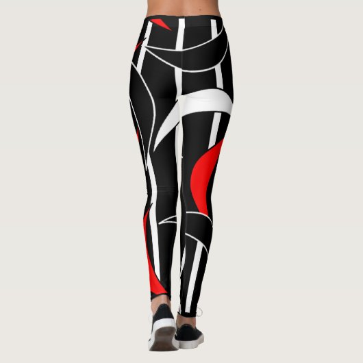Gegevens rood en wit leggings (Achterkant)
