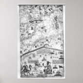 Gegevens van de Catalaanse atlas, 1375 Poster (Voorkant)