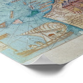 Gegevens van de Catalaanse atlas, 1375 Poster (Hoek)