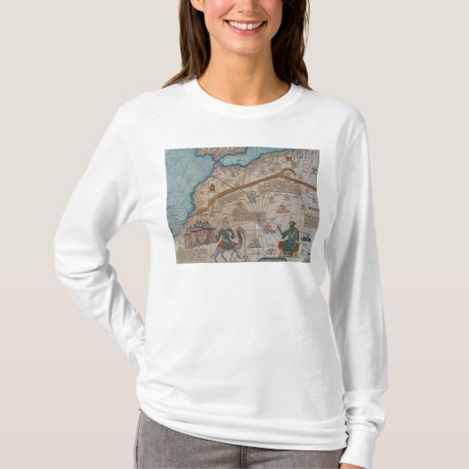 Gegevens van de Catalaanse atlas, 1375 T-shirt (Voorkant)