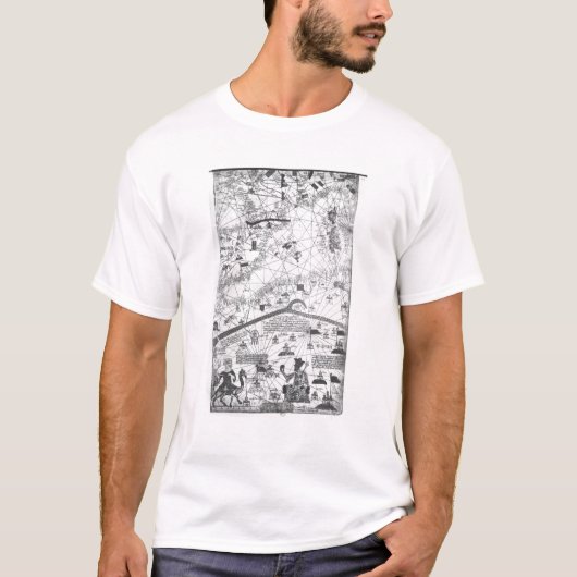 Gegevens van de Catalaanse atlas, 1375 T-shirt (Voorkant)