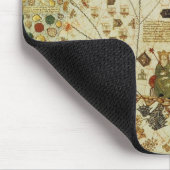 Gegevens van een Catalaanse Wereldkaart Muismat (Hoek)