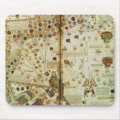 Gegevens van een Catalaanse Wereldkaart Muismat (Voorkant)