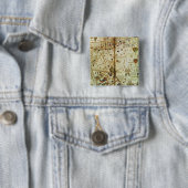 Gegevens van een Catalaanse Wereldkaart Vierkante Button 5,1 Cm (In situ)