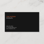 Gegevens Visitekaartje (Achterkant)