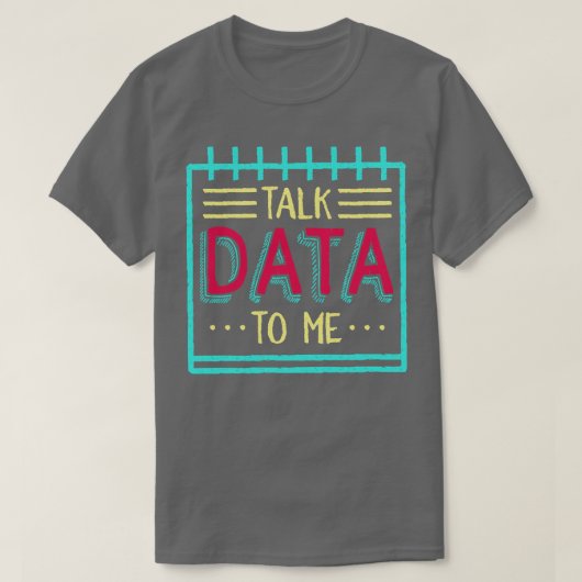 Gegevens voor mij bespreken t-shirt (Design voorkant)