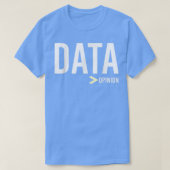 Gegevens zijn groter dan advies, Data Science en S T-shirt (Design voorkant)