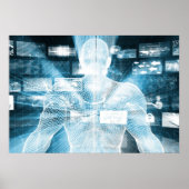 Gegevensbescherming en systeemintegriteit als conc poster (Voorkant)