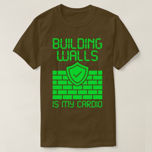 Gegevensbescherming van Cyber Security Firewall T-shirt (Design voorkant)