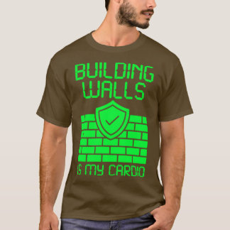 Gegevensbescherming van Cyber Security Firewall T-shirt