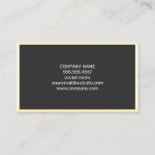 Gegevensgrafieken | Analyst Visitekaartje (Achterkant)