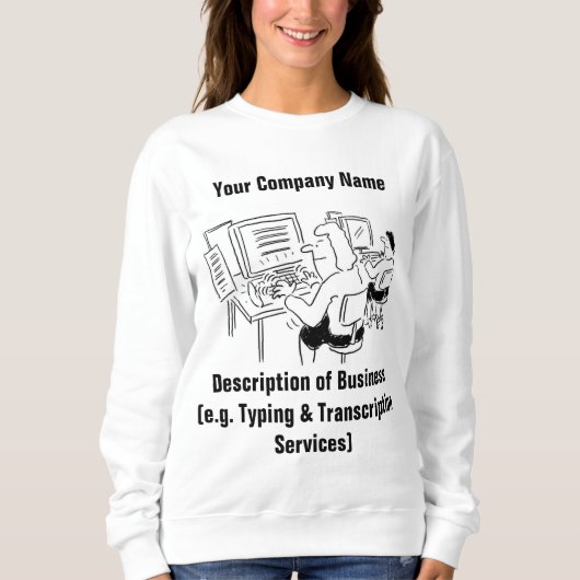 Gegevensinvoer Kantoor Typing Services Trui (Voorkant)