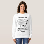 Gegevensinvoer Kantoor Typing Services Trui (Voorkant volledig)