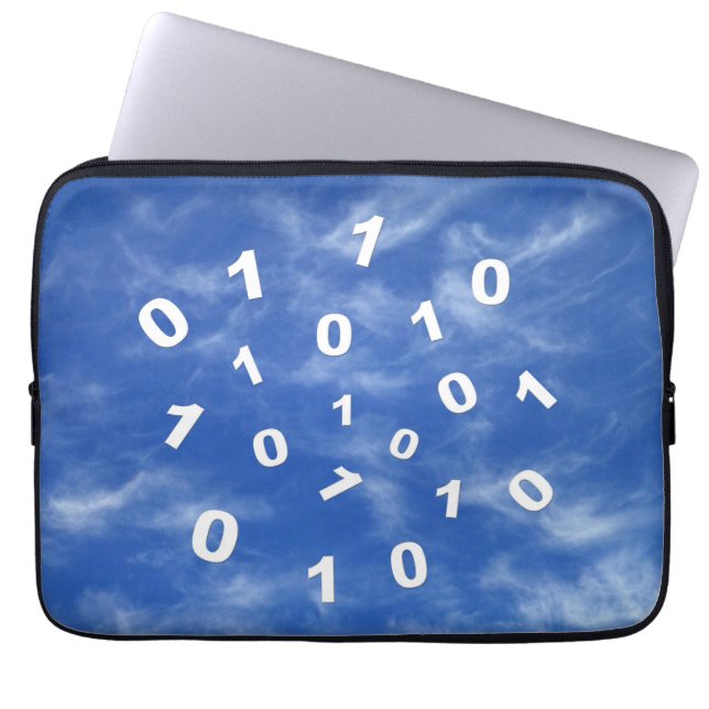 Gegevenslaptophoes voor cloud computing laptop sleeve (Voorkant)